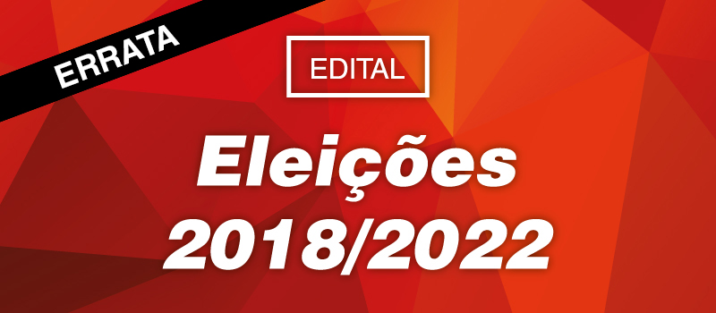 ERRATA - EDITAL DE ELEIÇÕES